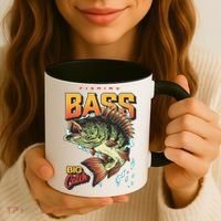 Fishing Bass Bitch Catch Coffee Mug thumb 3