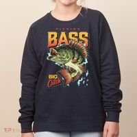 Fishing Bass Bitch Catch Women's Sweatshirt thumb 0