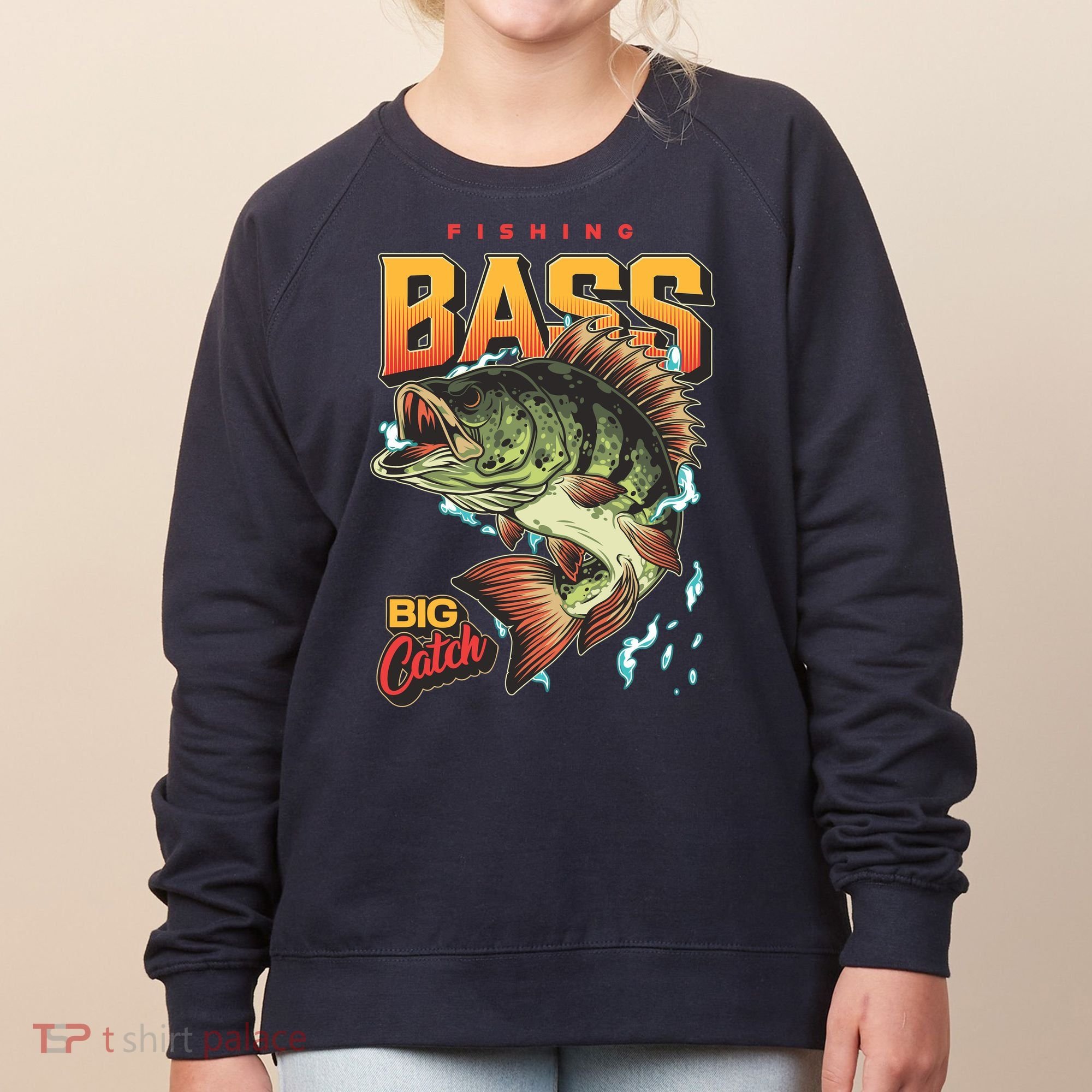 Fishing Bass Bitch Catch Women's Sweatshirt
