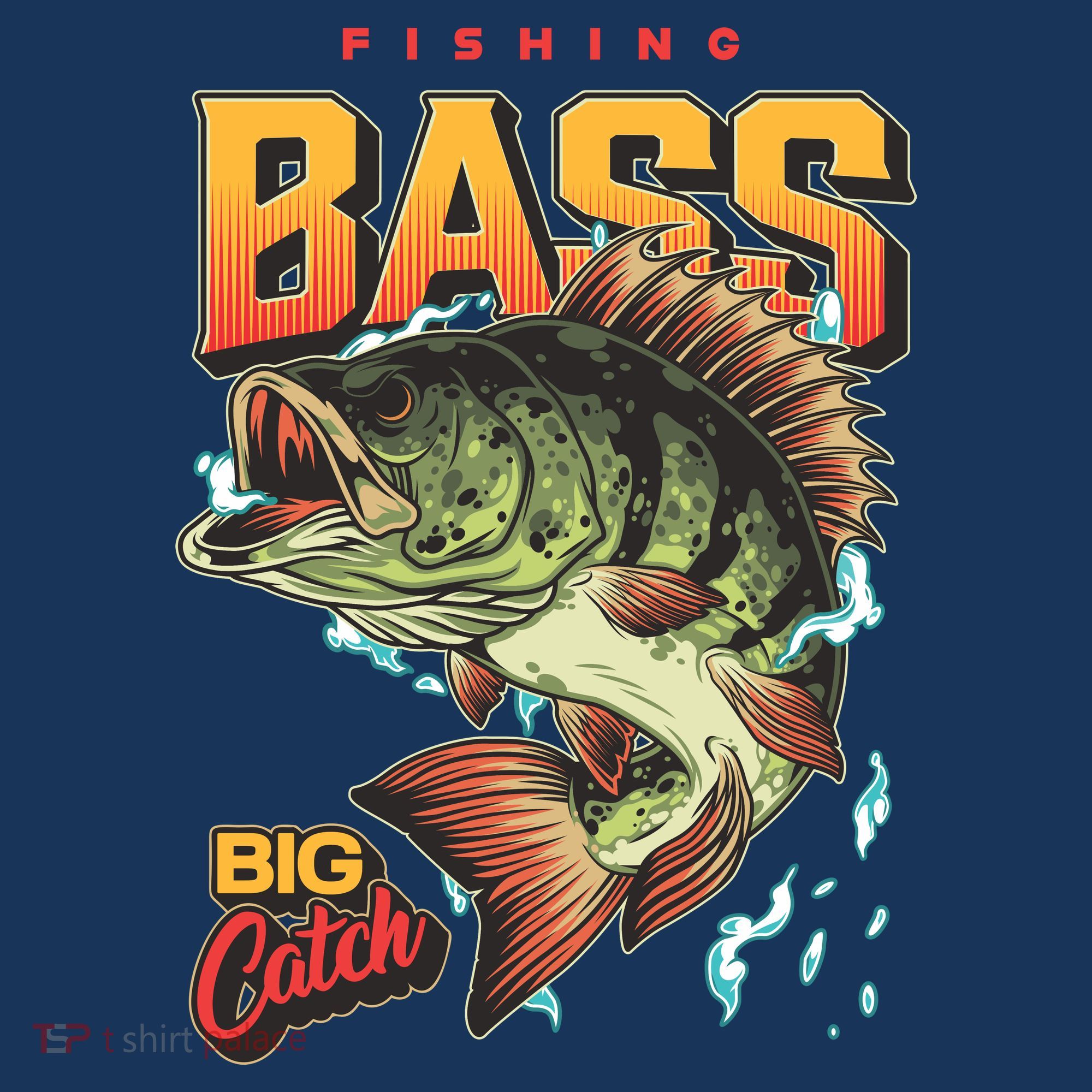 Fishing Bass Bitch Catch Coaster