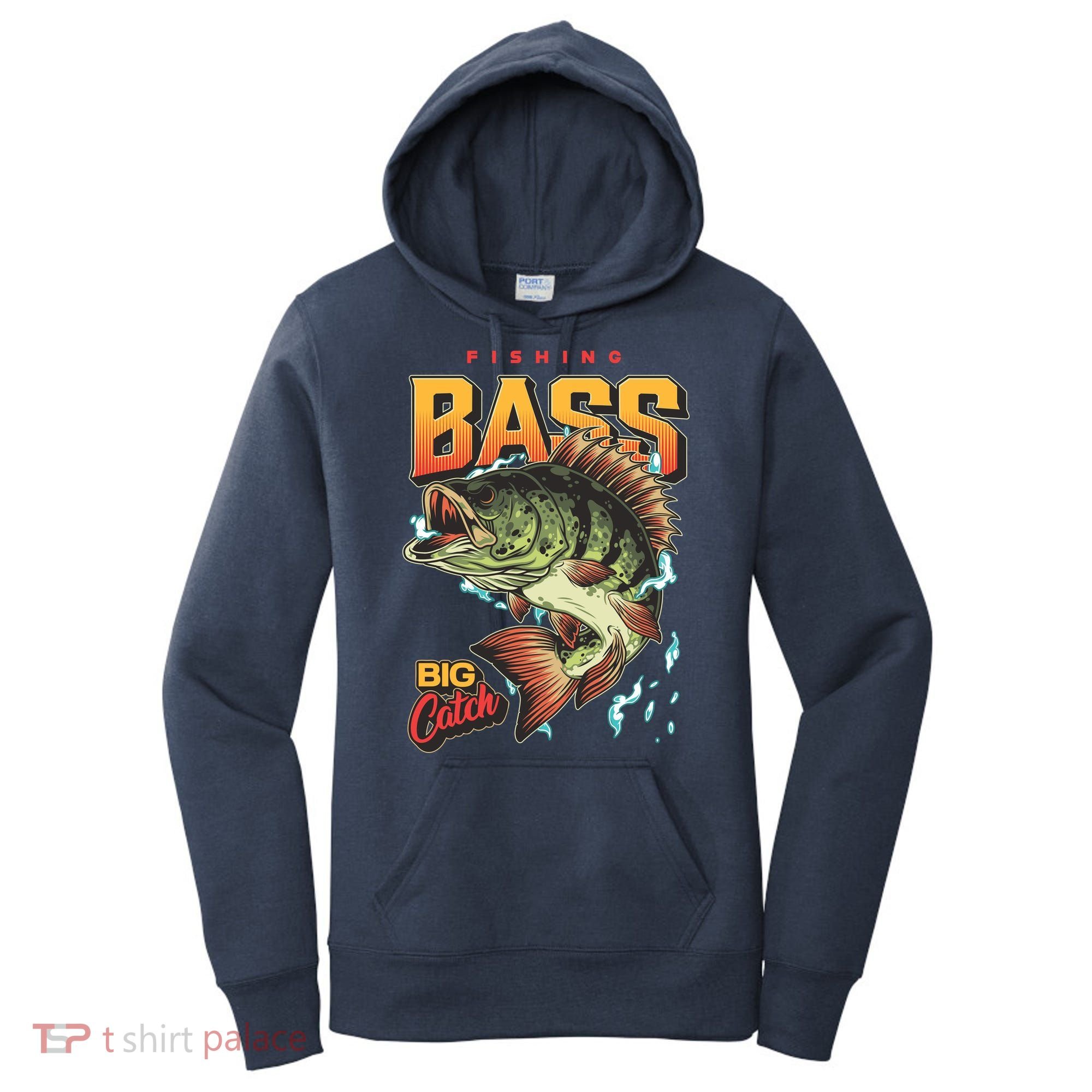 Fishing Bass Bitch Catch Women's Hoodie