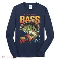 Fishing Bass Bitch Catch Tall Long Sleeve Shirt thumb 0