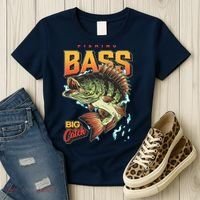 Fishing Bass Bitch Catch Women's T-Shirt thumb 3