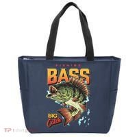 Fishing Bass Bitch Catch Tote Bag thumb 0