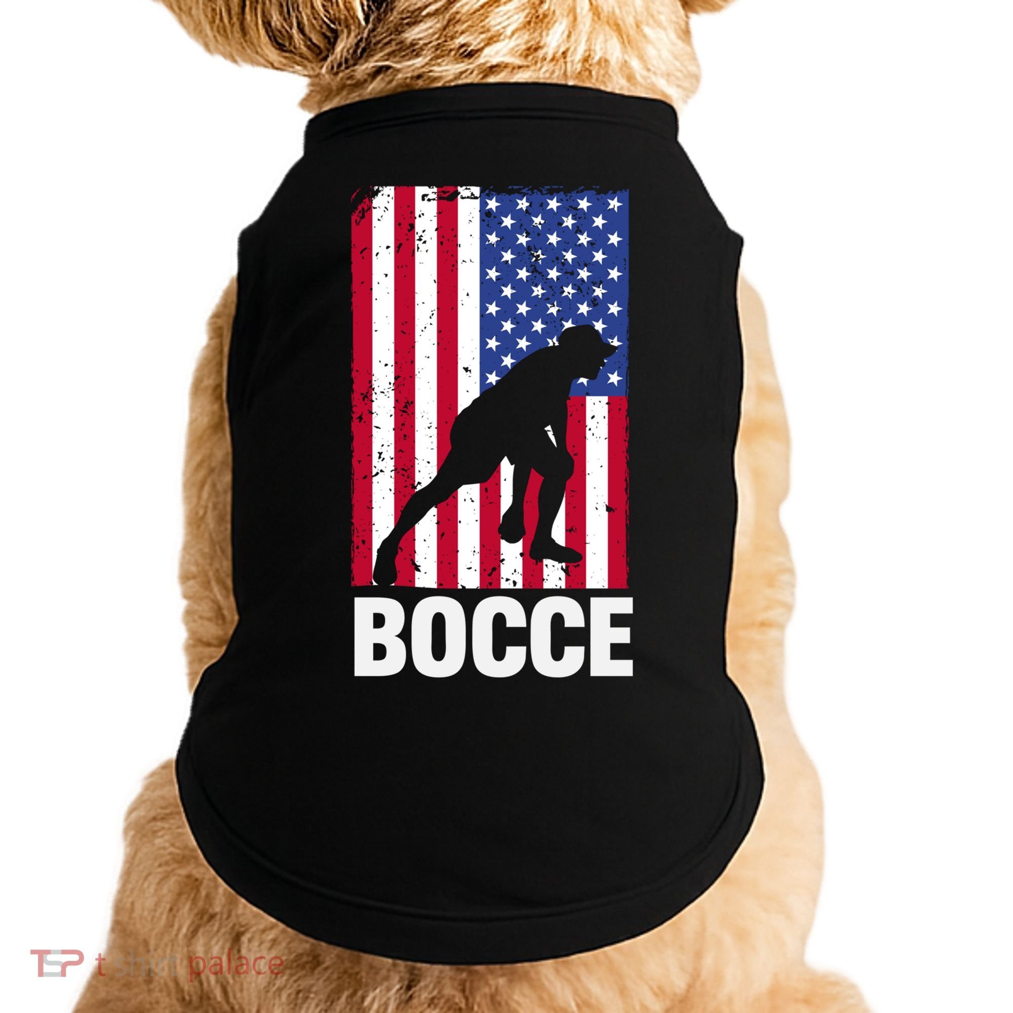 Funny Bocce Ball Gift Doggie Tank