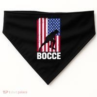 Funny Bocce Ball Gift USA-Made Doggie Bandana thumb 0