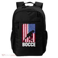 Funny Bocce Ball Gift Backpack thumb 0