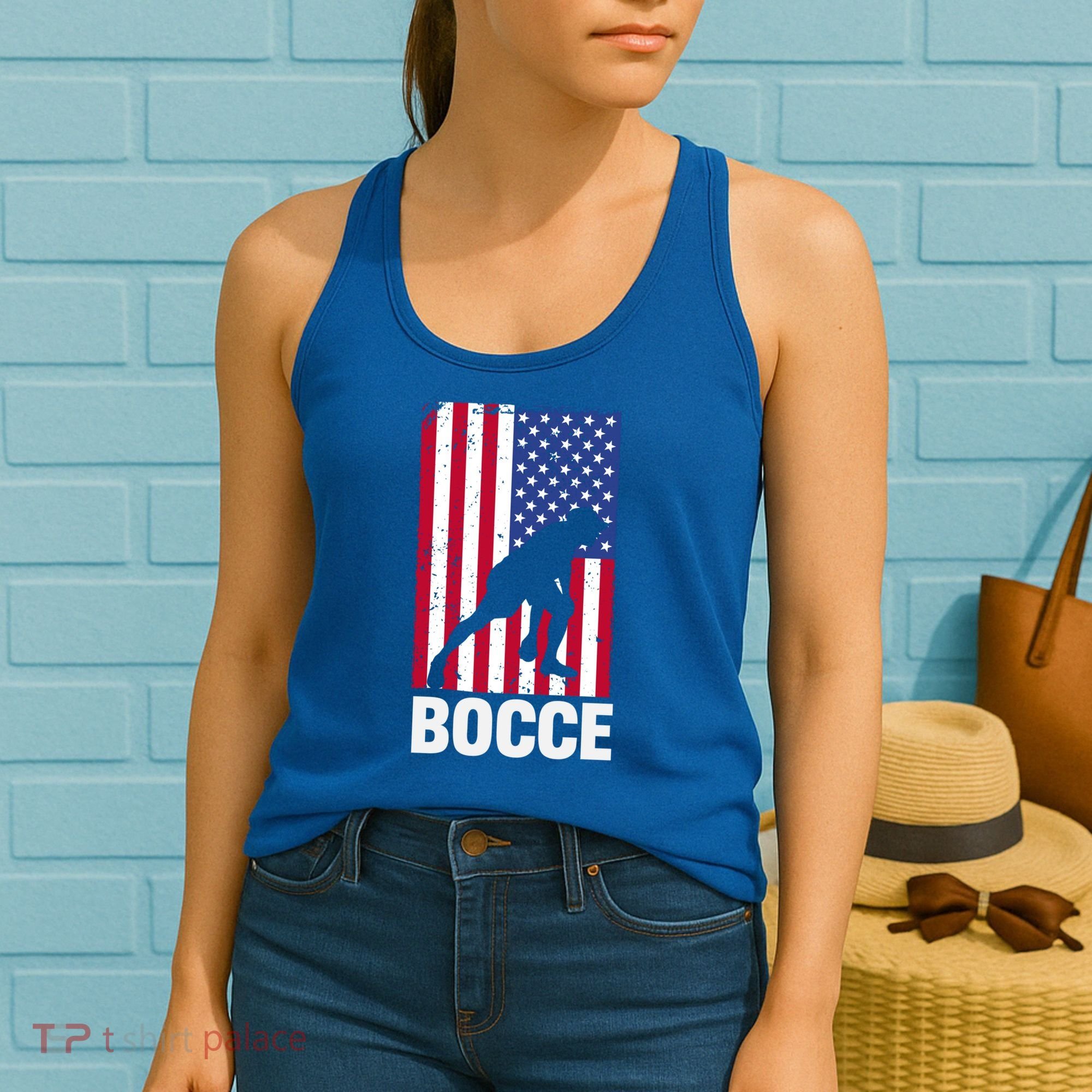 Funny Bocce Ball Gift Women's Tank Top