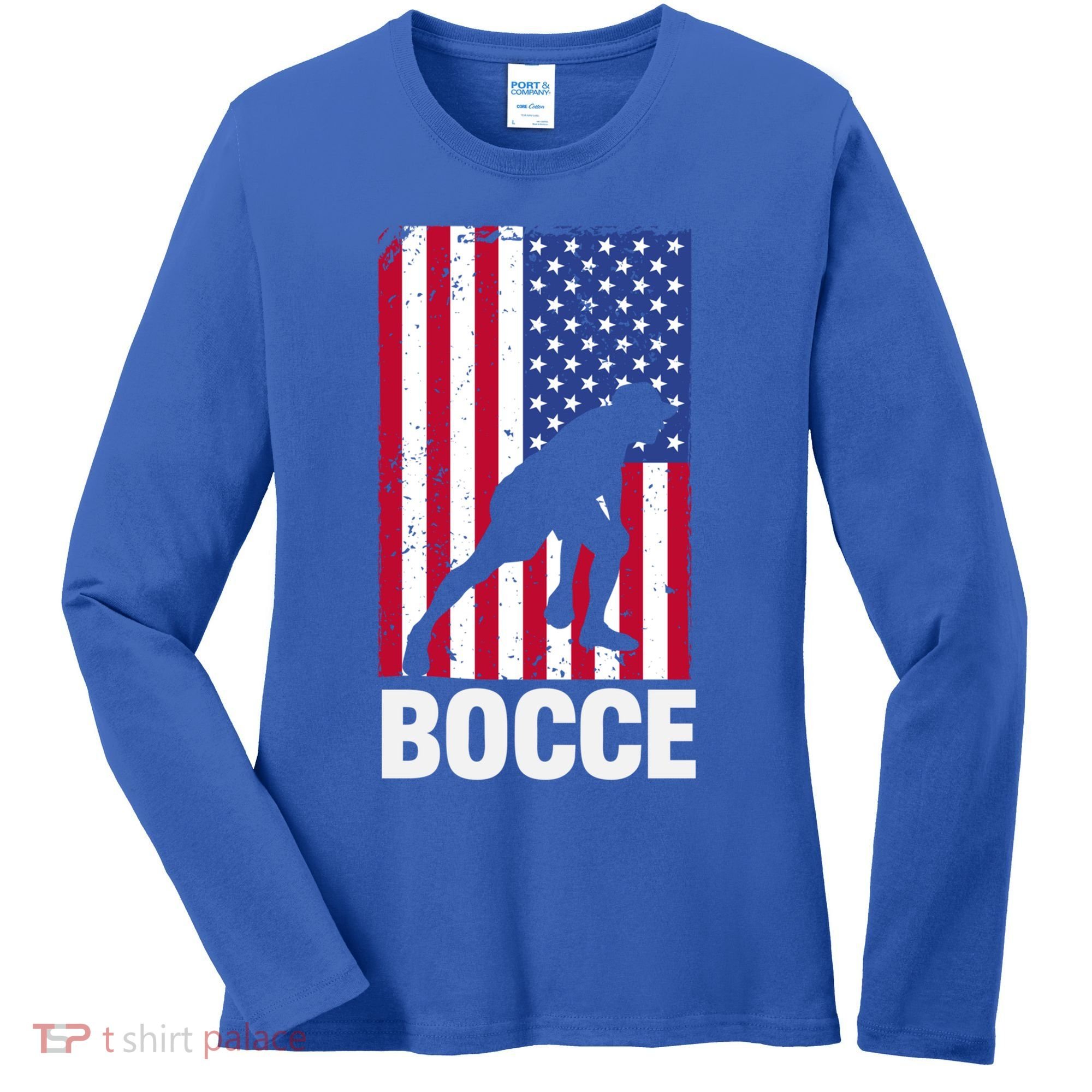 Funny Bocce Ball Gift Women's Long Sleeve Shirt