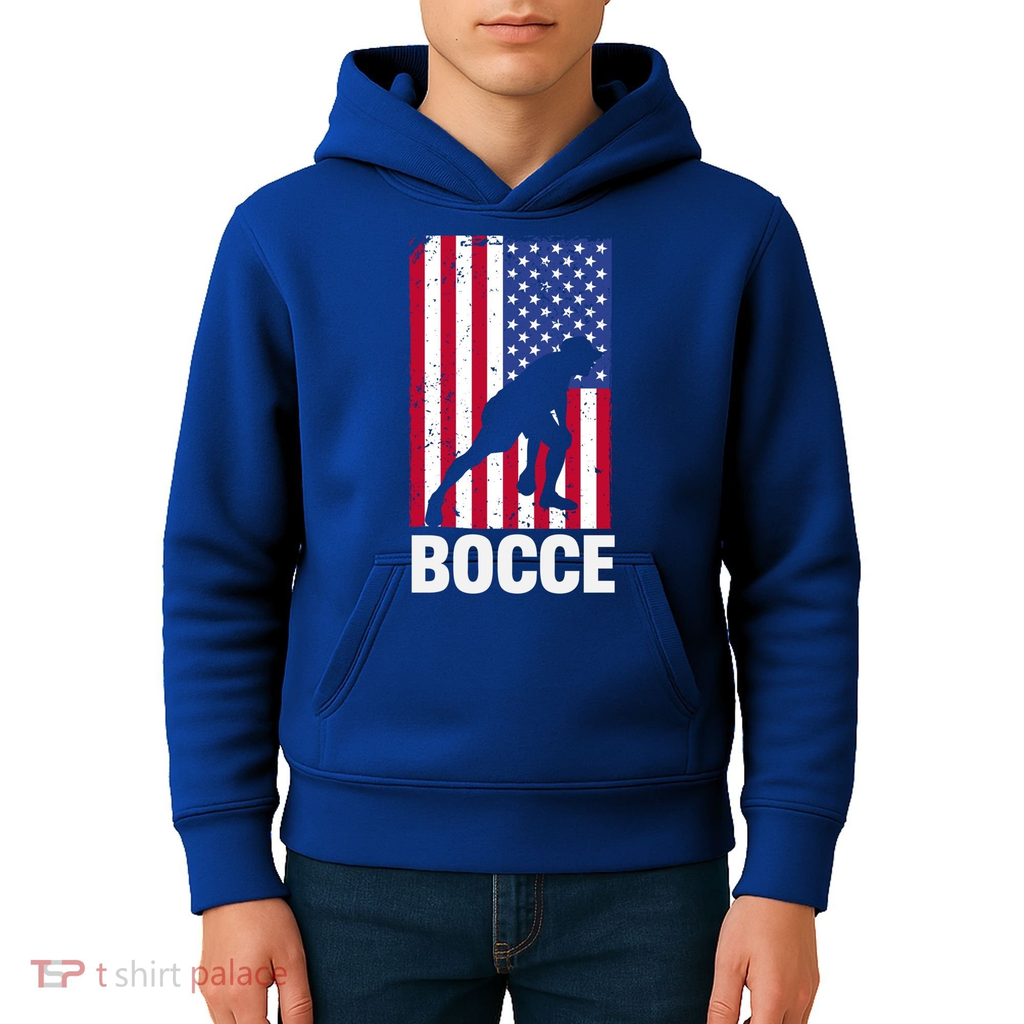 Funny Bocce Ball Gift Kids Hoodie