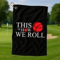 Funny Bocce Ball Bocce Golf Towel thumb 1