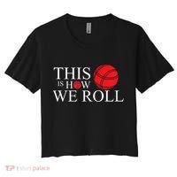 Funny Bocce Ball Bocce Women's Crop Top Tee thumb 0