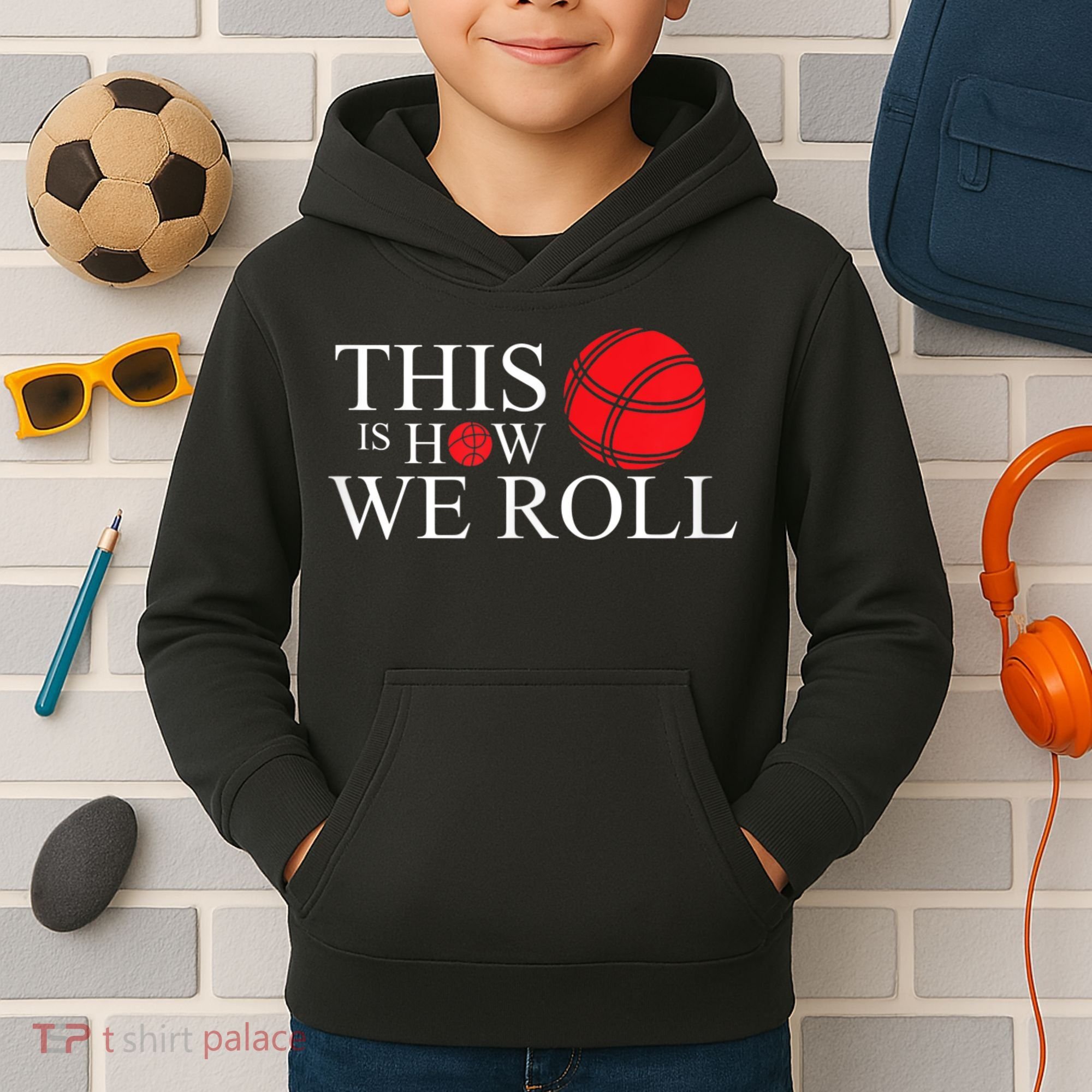 Funny Bocce Ball Bocce Kids Hoodie