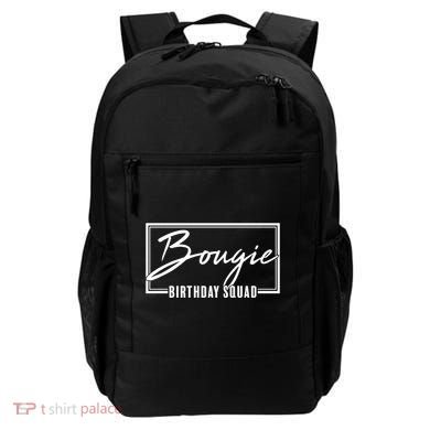 Funny Bougie Birthday Squad Matching Group Shirts Backpack