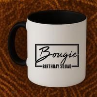 Funny Bougie Birthday Squad Matching Group Shirts Coffee Mug thumb 2