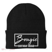 Funny Bougie Birthday Squad Matching Group Shirts Beanie thumb 0