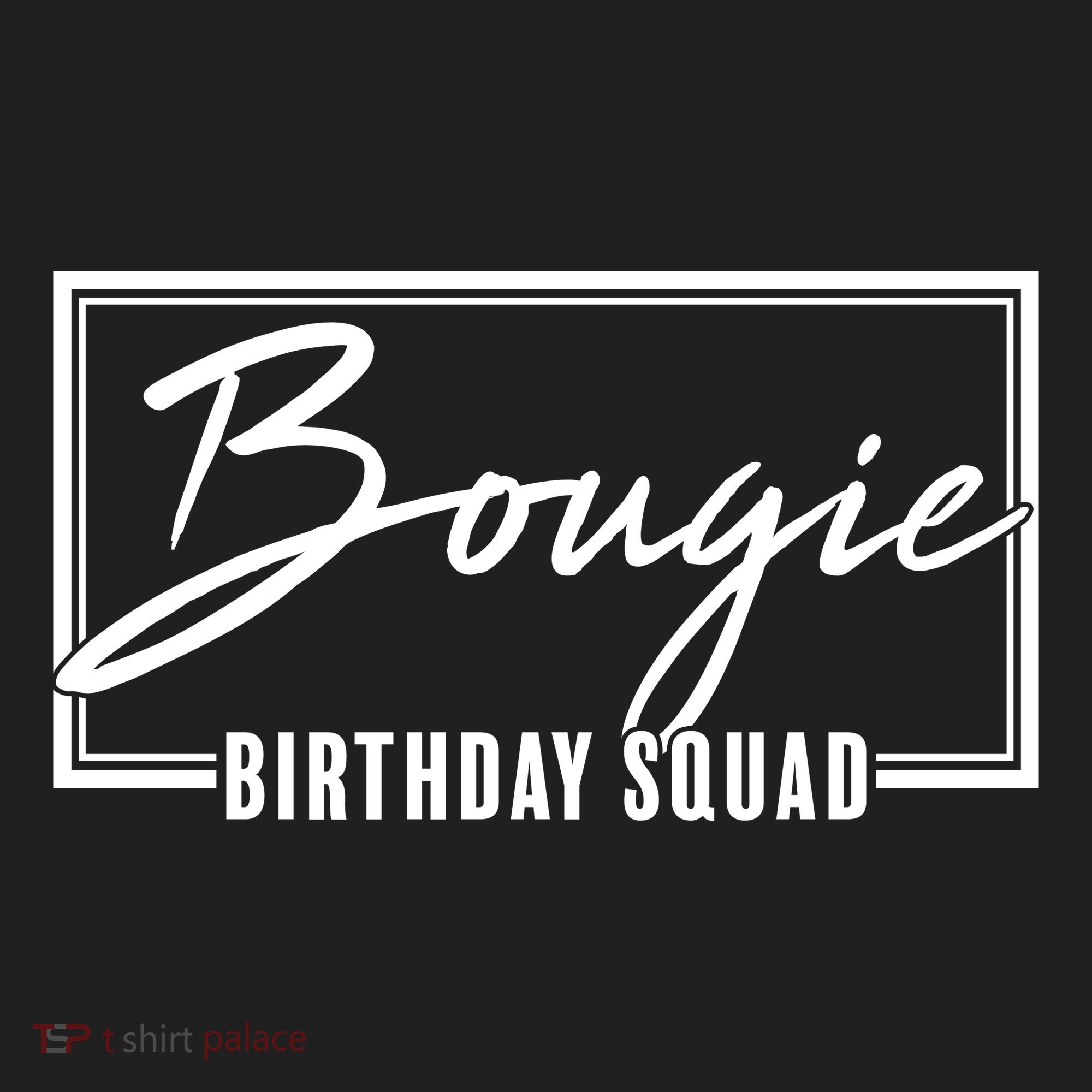 Funny Bougie Birthday Squad Matching Group Shirts Beanie