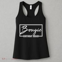 Funny Bougie Birthday Squad Matching Group Shirts Women's Tank Top thumb 3