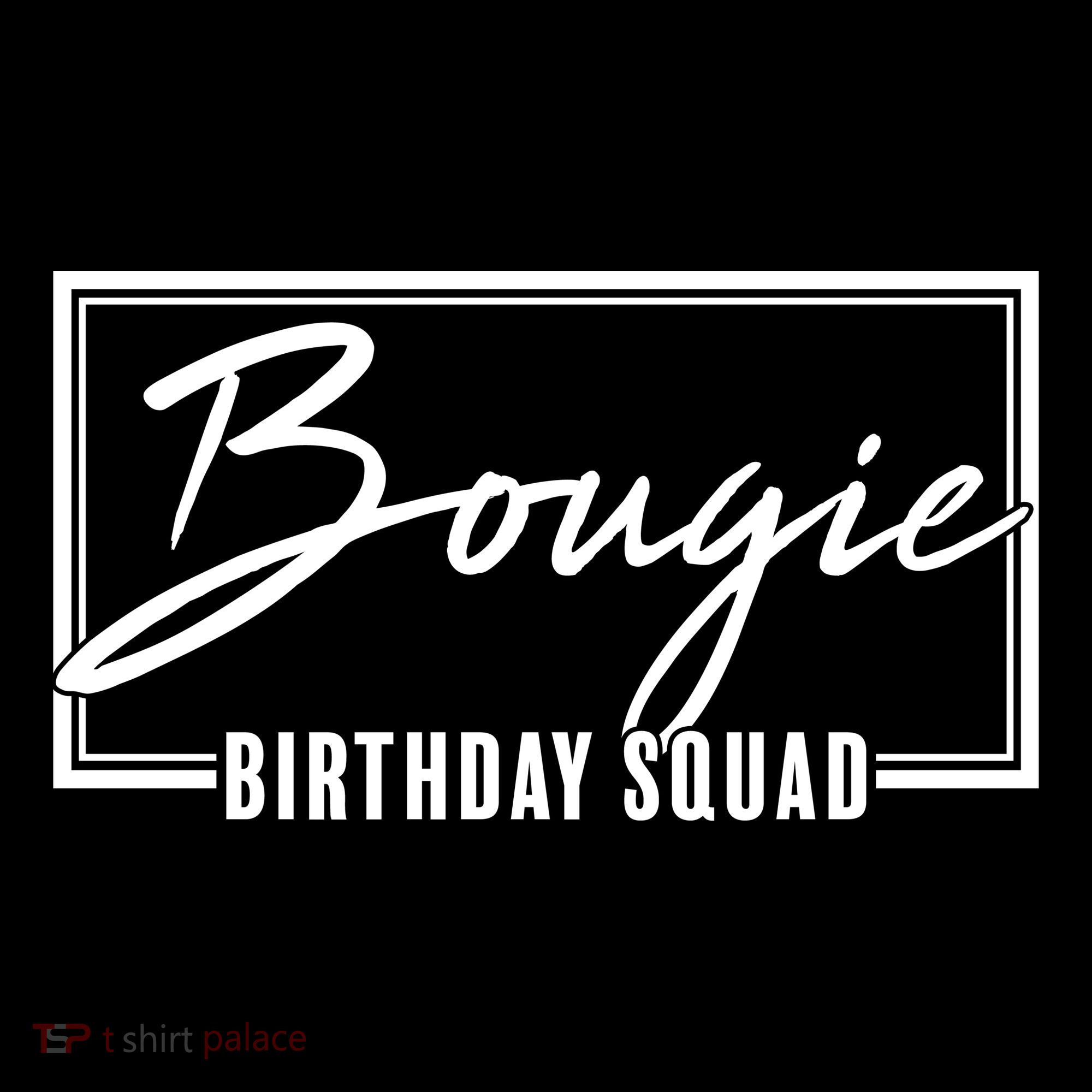 Funny Bougie Birthday Squad Matching Group Shirts Women's Tank Top