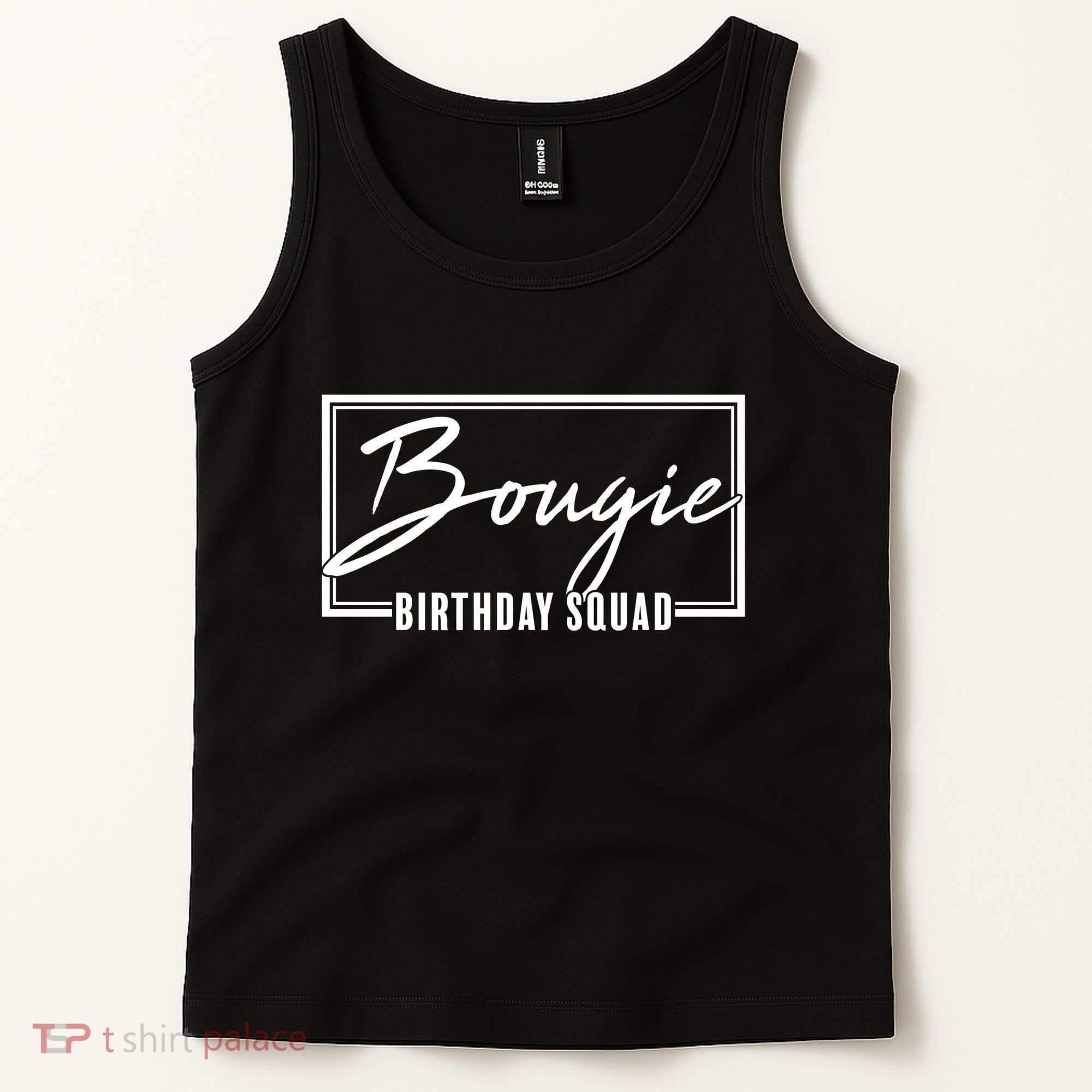 Funny Bougie Birthday Squad Matching Group Shirts Tank Top