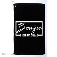 Funny Bougie Birthday Squad Matching Group Shirts Golf Towel thumb 0