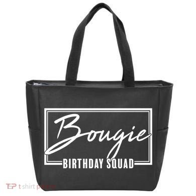 Funny Bougie Birthday Squad Matching Group Shirts Tote Bag
