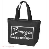Funny Bougie Birthday Squad Matching Group Shirts Tote Bag thumb 3