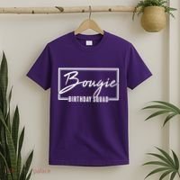 Funny Bougie Birthday Squad Matching Group Shirts T-Shirt thumb 2