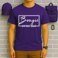 Funny Bougie Birthday Squad Matching Group Shirts T-Shirt thumb 6