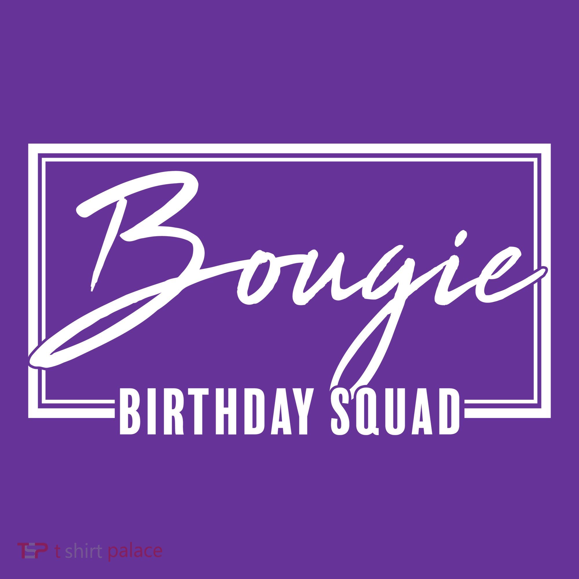 Funny Bougie Birthday Squad Matching Group Shirts Mousepad