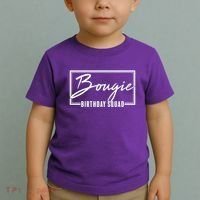 Funny Bougie Birthday Squad Matching Group Shirts Toddler T-Shirt thumb 2
