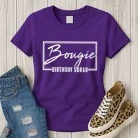 Funny Bougie Birthday Squad Matching Group Shirts Women's T-Shirt thumb 3
