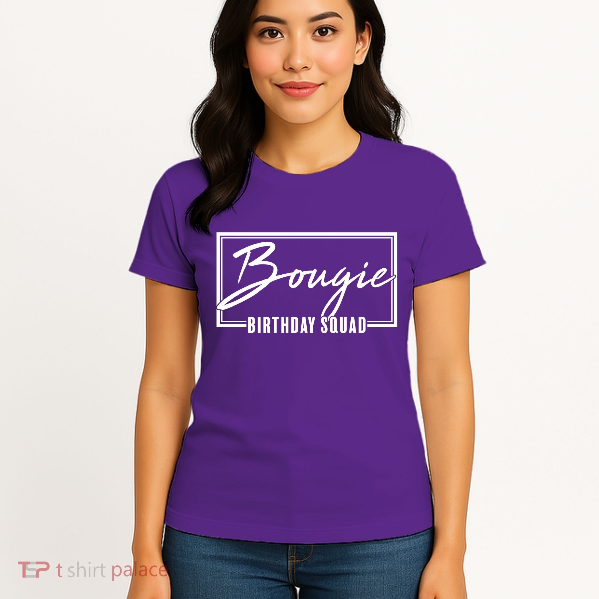 Funny Bougie Birthday Squad Matching Group Shirts Women's T-Shirt