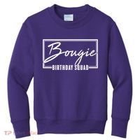 Funny Bougie Birthday Squad Matching Group Shirts Kids Sweatshirt thumb 0