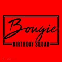 Funny Bougie Birthday Squad Matching Group Shirts Santa Hat thumb 1
