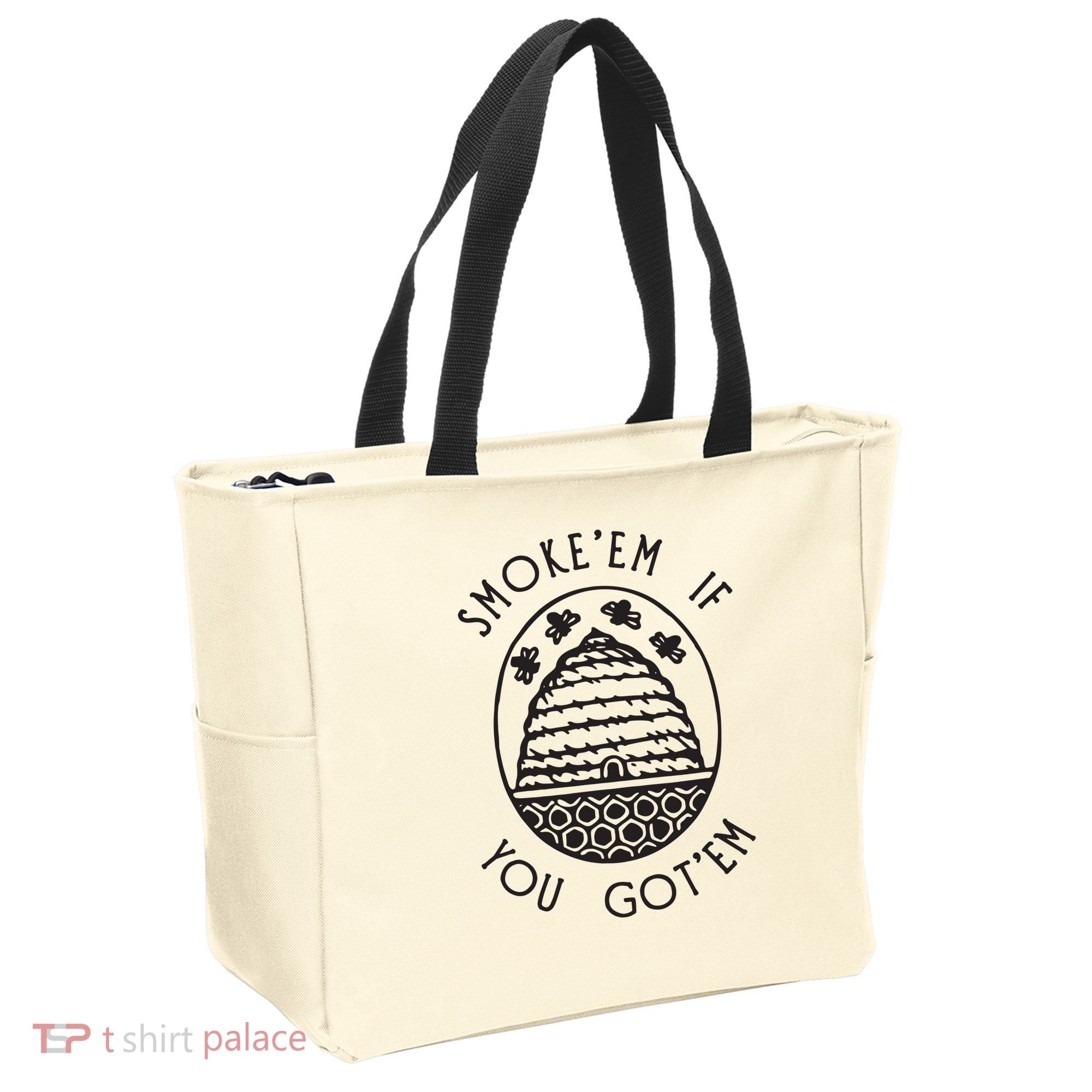 Funny Beekeeping Bee, Smoke Them Honey Bees Tee Gift Tote Bag