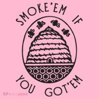 Funny Beekeeping Bee, Smoke Them Honey Bees Tee Gift Coaster thumb 2