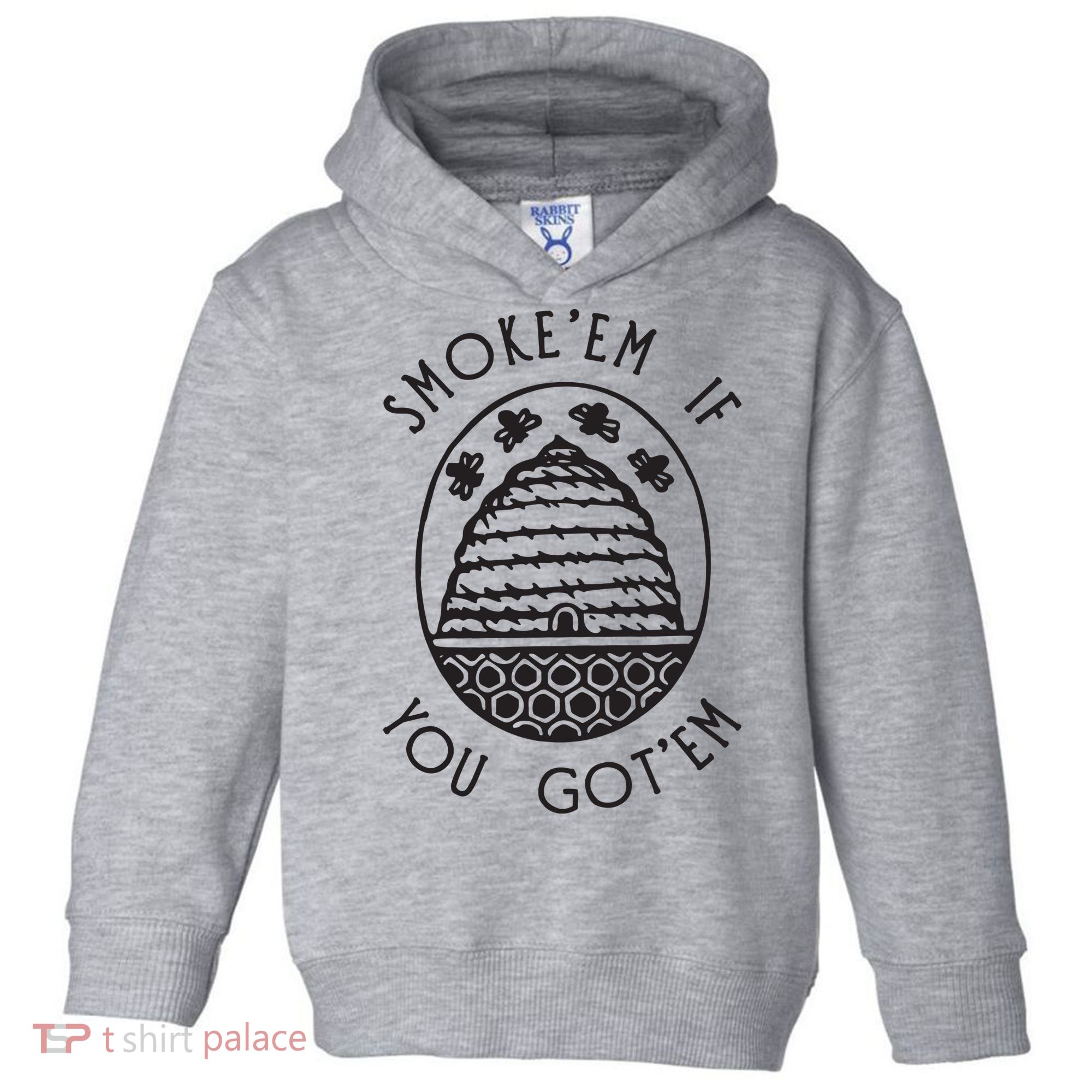 Funny Beekeeping Bee, Smoke Them Honey Bees Tee Gift Toddler Hoodie