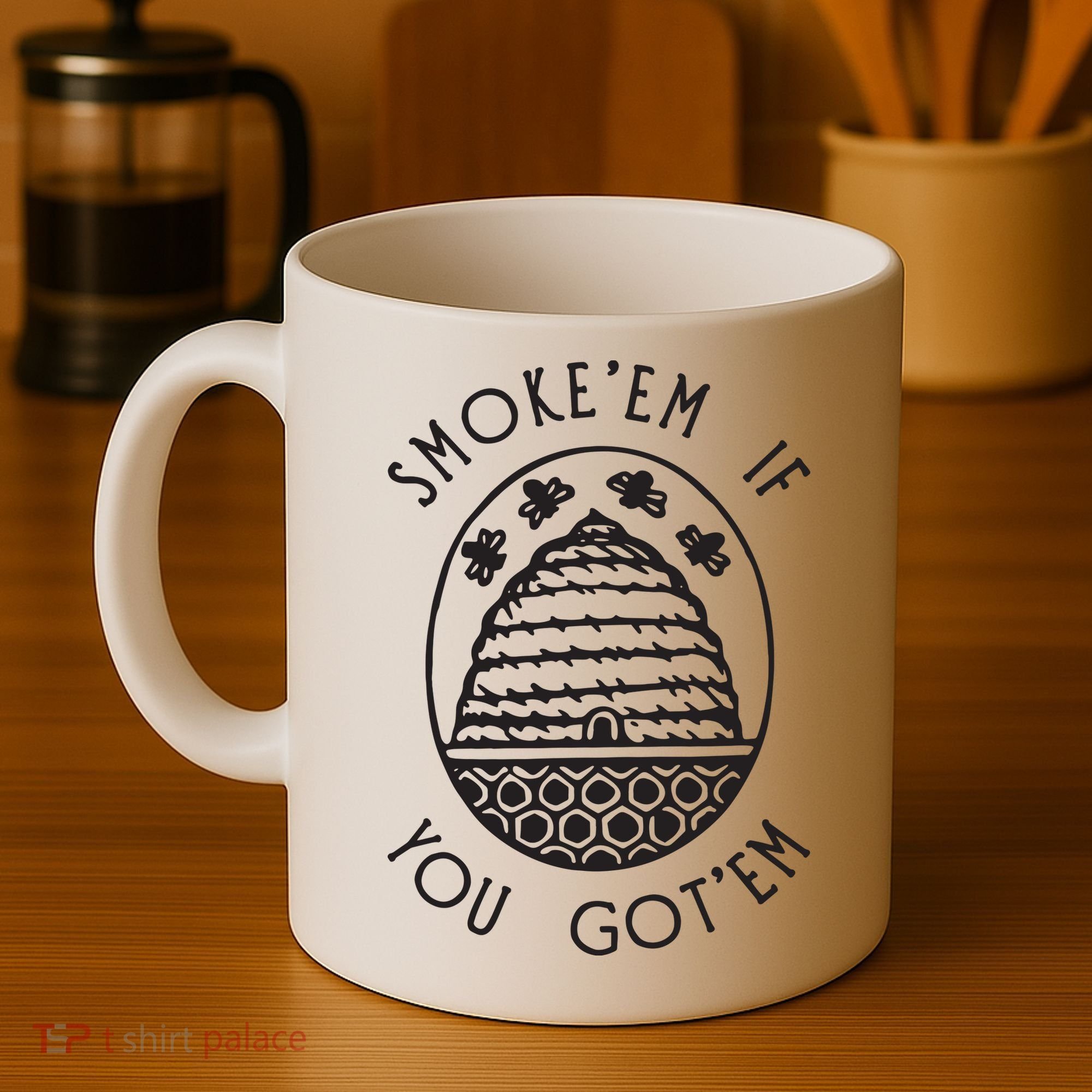 Funny Beekeeping Bee, Smoke Them Honey Bees Tee Gift Coffee Mug