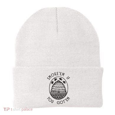 Funny Beekeeping Bee, Smoke Them Honey Bees Tee Gift Beanie