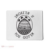 Funny Beekeeping Bee, Smoke Them Honey Bees Tee Gift Mousepad thumb 0