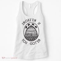 Funny Beekeeping Bee, Smoke Them Honey Bees Tee Gift Women's Tank Top thumb 0