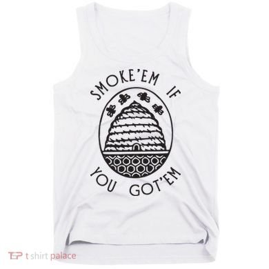 Funny Beekeeping Bee, Smoke Them Honey Bees Tee Gift Tank Top