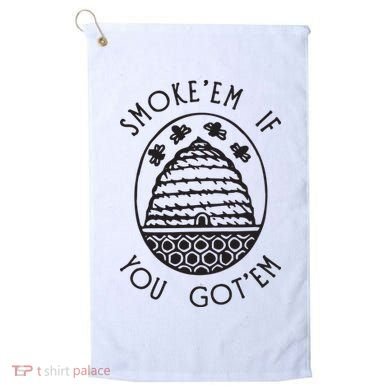 Funny Beekeeping Bee, Smoke Them Honey Bees Tee Gift Golf Towel