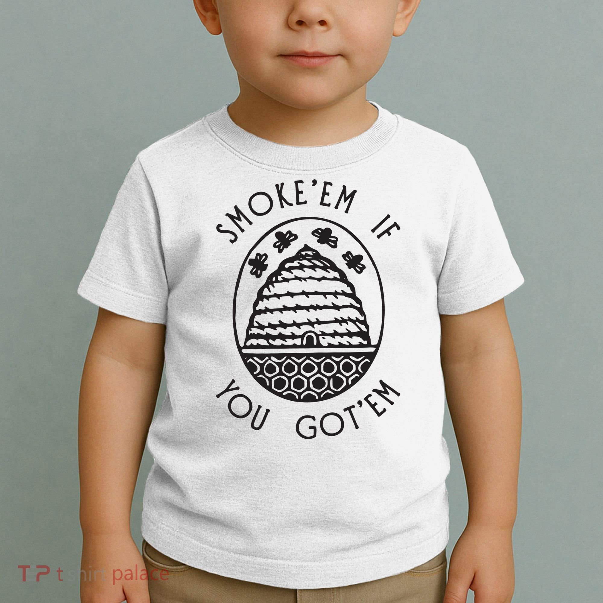 Funny Beekeeping Bee, Smoke Them Honey Bees Tee Gift Toddler T-Shirt