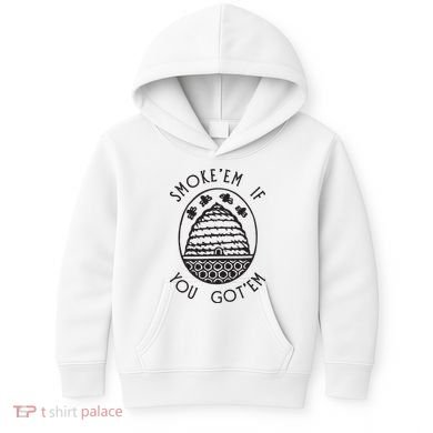 Funny Beekeeping Bee, Smoke Them Honey Bees Tee Gift Kids Hoodie