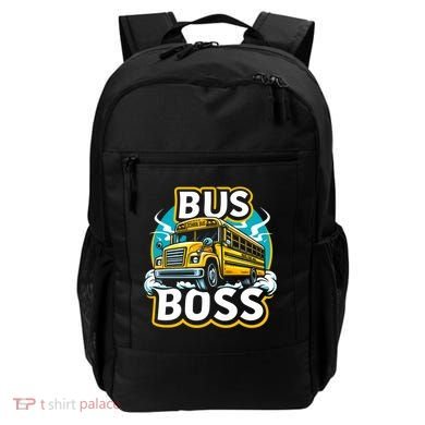 Funny Bus Boss School Bus Driver Back To School Gift Backpack