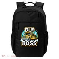 Funny Bus Boss School Bus Driver Back To School Gift Backpack thumb 0