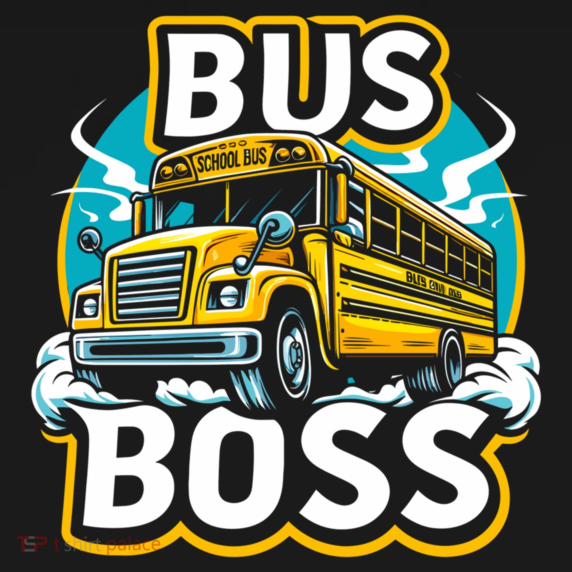 Funny Bus Boss School Bus Driver Back To School Gift Bucket Hat