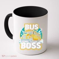 Funny Bus Boss School Bus Driver Back To School Gift Coffee Mug thumb 0